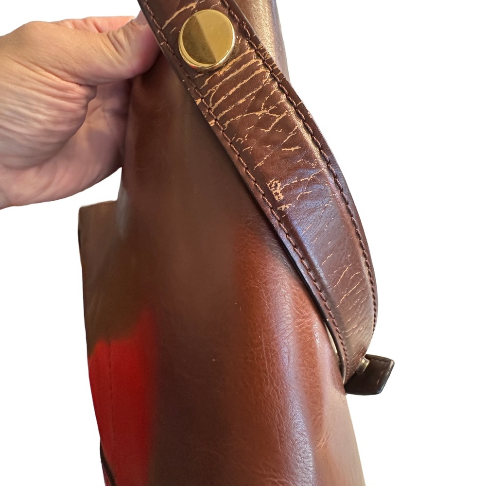 Stella McCartney Brown Popper Bucket Bag - Picture 5 of 5